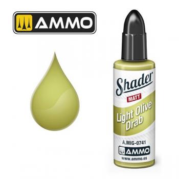 AMMO by Mig Jimenez AMIG0741 MATT SHADER - Light Olive Drab