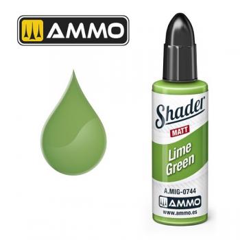 AMMO by Mig Jimenez AMIG0744 MATT SHADER - Lime Green