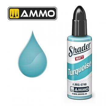 AMMO by Mig Jimenez AMIG0746 MATT SHADER - Turquoise