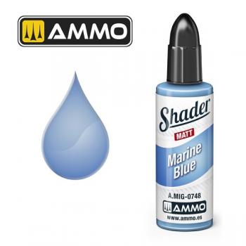 AMMO by Mig Jimenez AMIG0748 MATT SHADER - Marine Blue