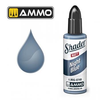 AMMO by Mig Jimenez AMIG0749 MATT SHADER - Night Blue