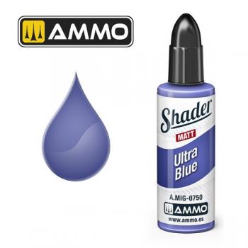 AMMO by Mig Jimenez AMIG0750 MATT SHADER - Ultra Blue