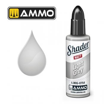 AMMO by Mig Jimenez AMIG0754 MATT SHADER - Light Grey