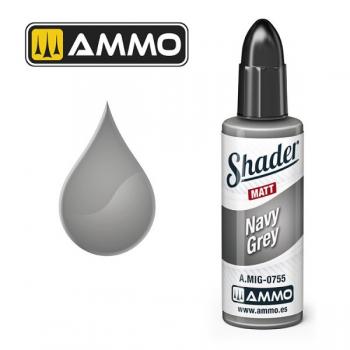 AMMO by Mig Jimenez AMIG0755 MATT SHADER - Navy Grey