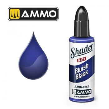 AMMO by Mig AMIG0757 MATT SHADER - Bluish Black