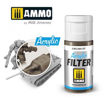 AMMO by Mig Jimenez AMIG0800 Acrylic Filter Dirt