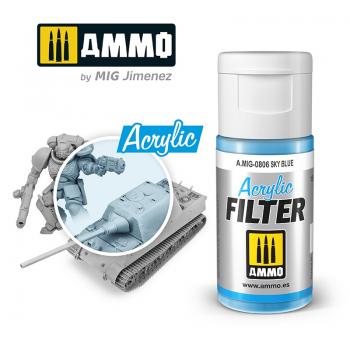 AMMO by Mig Jimenez AMIG0806 Acrylic Filter Sky Blue