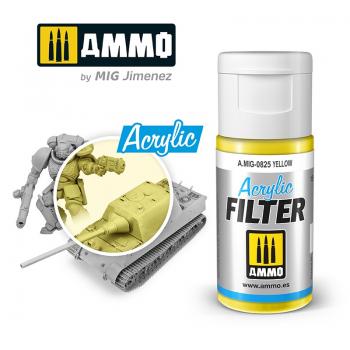 AMMO by Mig AMIG0825 Acrylic Filter Yellow