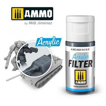 AMMO by Mig Jimenez AMIG0829 Acrylic Filter Pale Blue