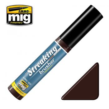 AMMO by Mig AMIG1252 Streaking Brusher - Red Brown