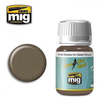 AMMO by Mig AMIG1621 Panel Line Wash Desert Brown
