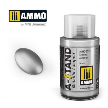 AMMO by Mig AMIG2315 A-STAND Semi Matt Aluminium