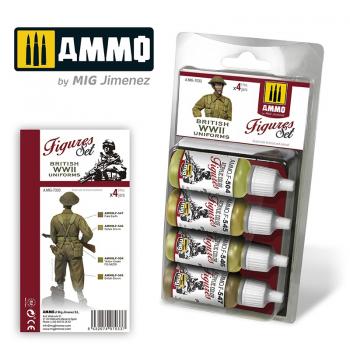 AMMO by Mig Jimenez AMIG7033 British Uniforms WW2