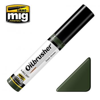 AMMO by Mig AMIG3507 Oilbrusher - Dark Green