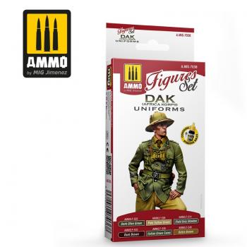 AMMO by Mig Jimenez AMIG7038 DAK Uniforms Set