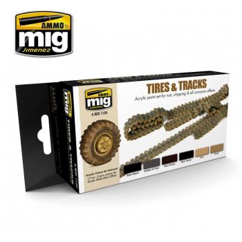 AMMO by Mig AMIG7105 Tires and Tracks