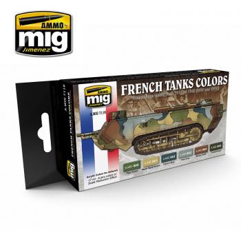 AMMO by Mig Jimenez AMIG7110 WWI & WW2 French Colors