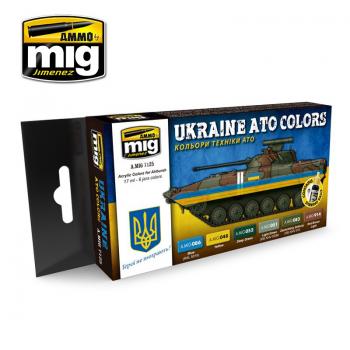 AMMO by Mig Jimenez AMIG7125 Ukraine ATO Colours