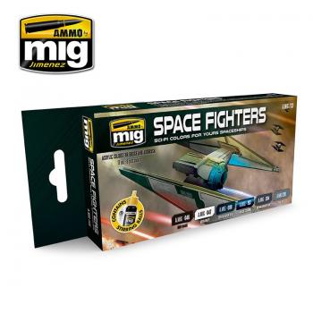 AMMO by Mig Jimenez AMIG7131 Space Fighters Sc-Fi Colours