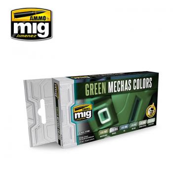 AMMO by Mig AMIG7149 Green Mechas Colors