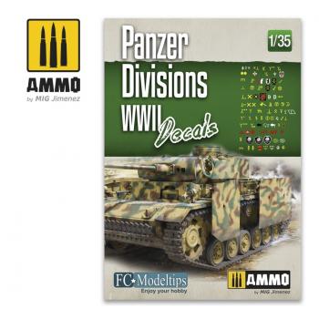 AMMO by Mig Jimenez AMIG8061 Panzer Divisions Decals