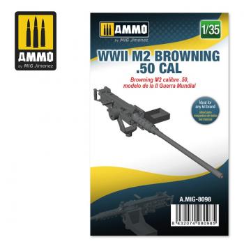 AMMO by Mig Jimenez AMIG8098 M2 Browning .50 cal