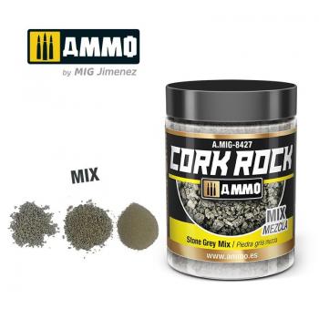 AMMO by Mig Jimenez AMIG8427 Cork Rock - Stone Grey Mix
