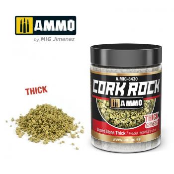AMMO by Mig AMIG8430 Cork Rock - Desert Stone Thick