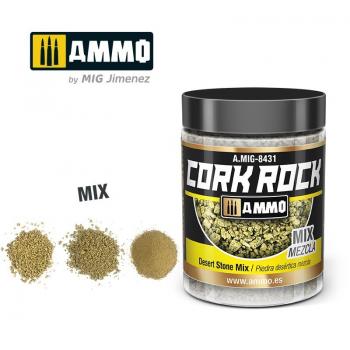 AMMO by Mig AMIG8431 Cork Rock - Desert Stone Mix
