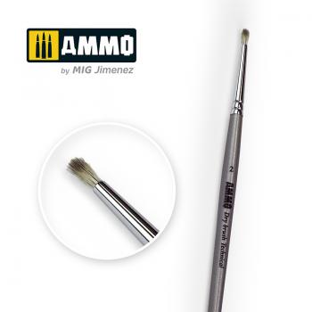 AMMO by Mig AMIG8700 2 AMMO Drybrush Brush