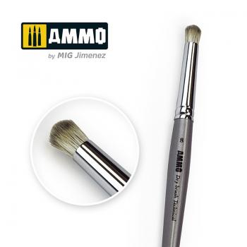 AMMO by Mig Jimenez AMIG8703 8 AMMO Drybrush Brush
