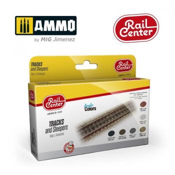 AMMO by Mig AMMO.R-1015 Tracks and Sleepers Set