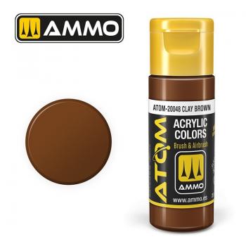 AMMO by Mig Jimenez ATOM-20048 ATOM - Clay Brown