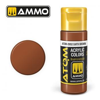 AMMO by Mig Jimenez ATOM-20052 ATOM - Earth Brown