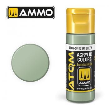 AMMO by Mig Jimenez ATOM-20140 ATOM - Sky Green