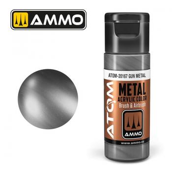 AMMO by Mig Jimenez ATOM-20167 ATOM Metal - Gun Metal