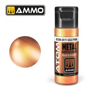 AMMO by Mig ATOM-20171 ATOM Metal - Gold Pink