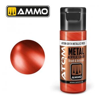 AMMO by Mig ATOM-20174 ATOM Metal - Metallic Red