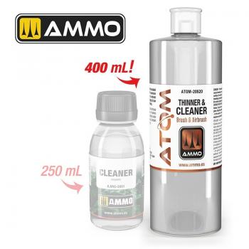 AMMO by Mig ATOM-20520 ATOM - Thinner and Cleaner 400ml