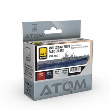 AMMO by Mig Jimenez ATOM-20602 ATOM - WWII US Navy Ships Set