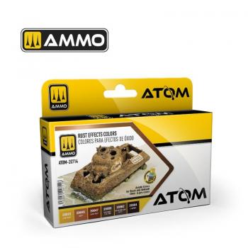 AMMO by Mig ATOM-20714 ATOM - Rust Effects Colors Set
