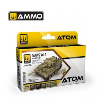 AMMO by Mig ATOM-20734 ATOM - Beginners Set - Tanks 1