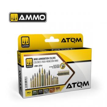 AMMO by Mig ATOM-20746 ATOM - WWII Ammunition Colours