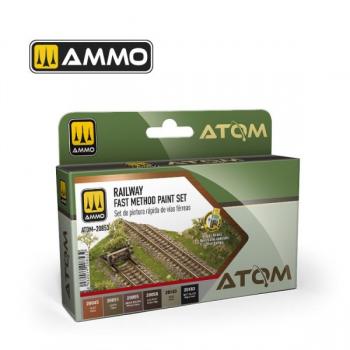 AMMO by Mig Jimenez ATOM-20853 ATOM - Railway Paint Set