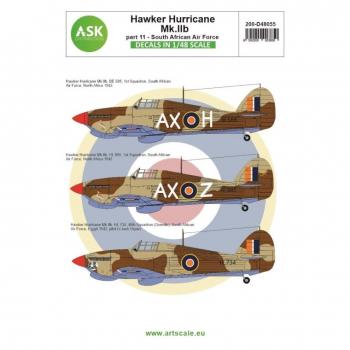 ASK Art Scale Kit D48055 Hawker Hurricane Mk.IIB - SAAF