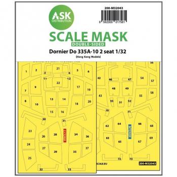 ASK Art Scale Kit M32043 Dornier Do 335A-10 Masks - HK Models