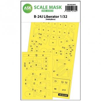 ASK Art Scale Kit M32045 B-24J Liberator Masks - HobbyBoss