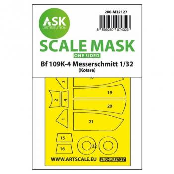 ASK Art Scale Kit M32127 Bf 109K-4 Masks - Kotare
