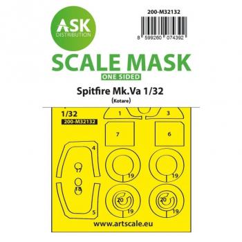 ASK Art Scale Kit M32132 Spitfire Mk.Va Masks - Kotare