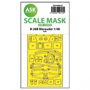 ASK Art Scale Kit M48223 B-26B Marauder Masks - ICM